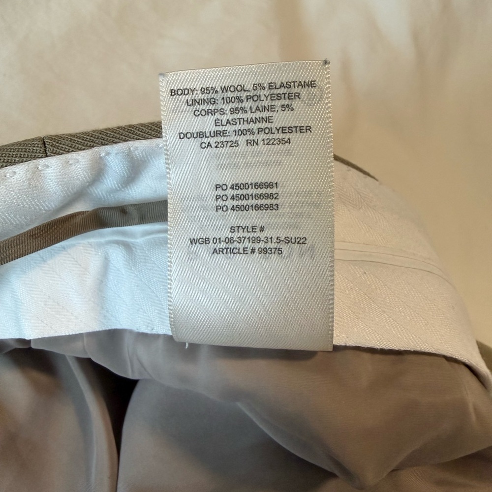 Babaton Cream and Taupe Trousers - Picture 6 of 7